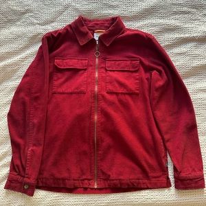 No News Red Corduroy Jacket